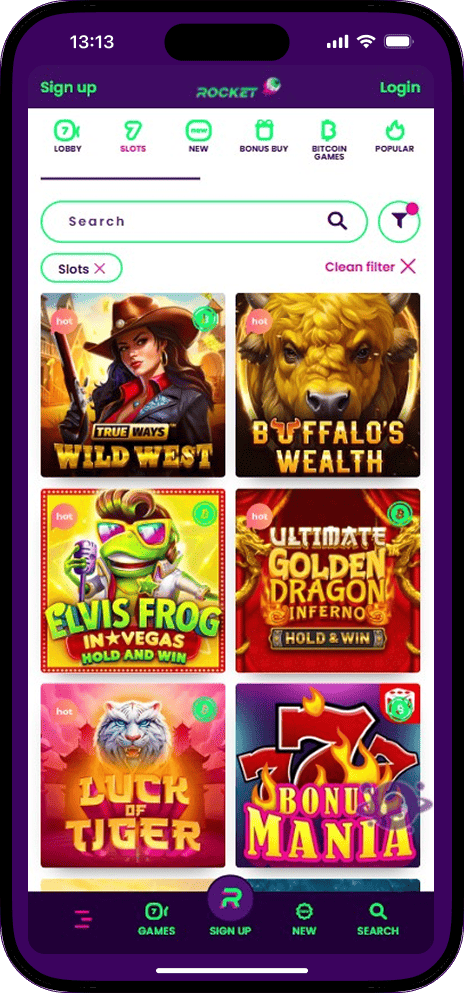 CasinoRocket Slots
